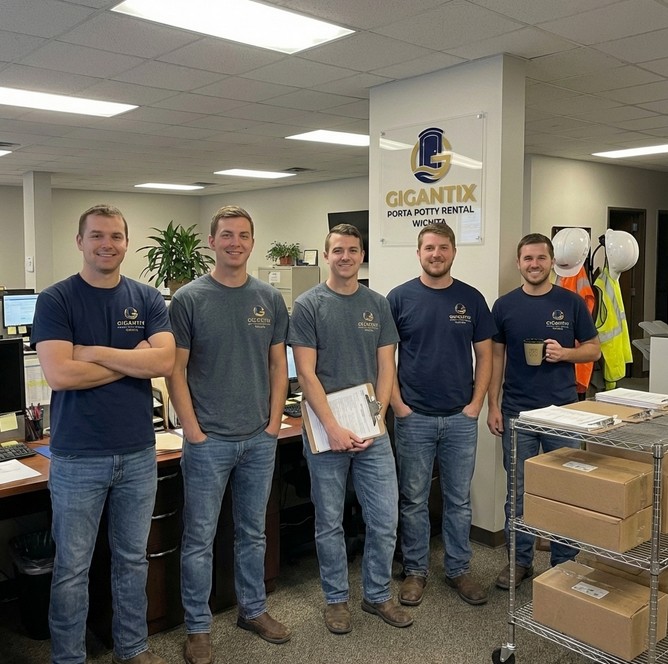 Gigantix Porta Potty Rental Wichita Team